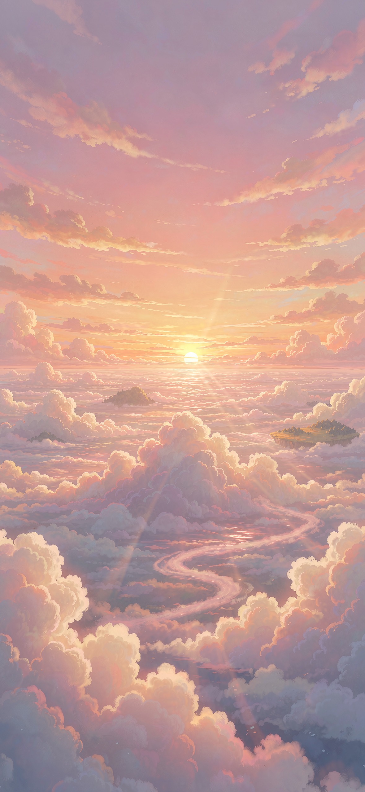 云海日落 · 1179×2556 动漫壁纸