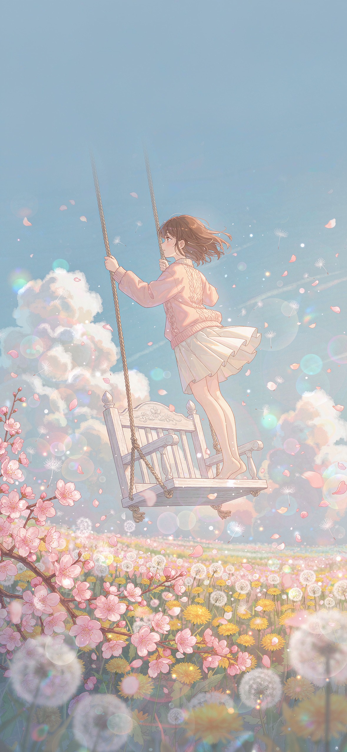 春日秋千 · 1179×2556 动漫壁纸
