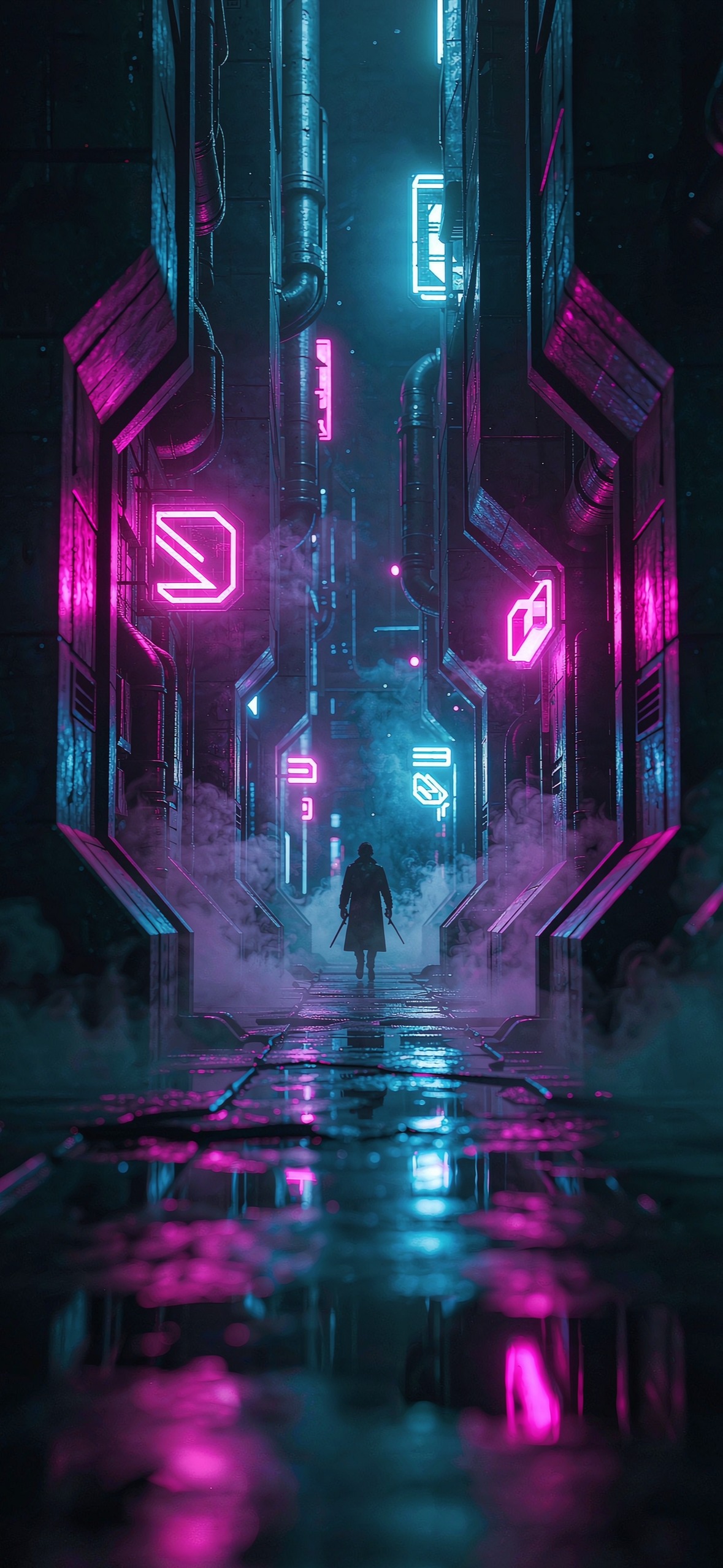 雨巷霓虹