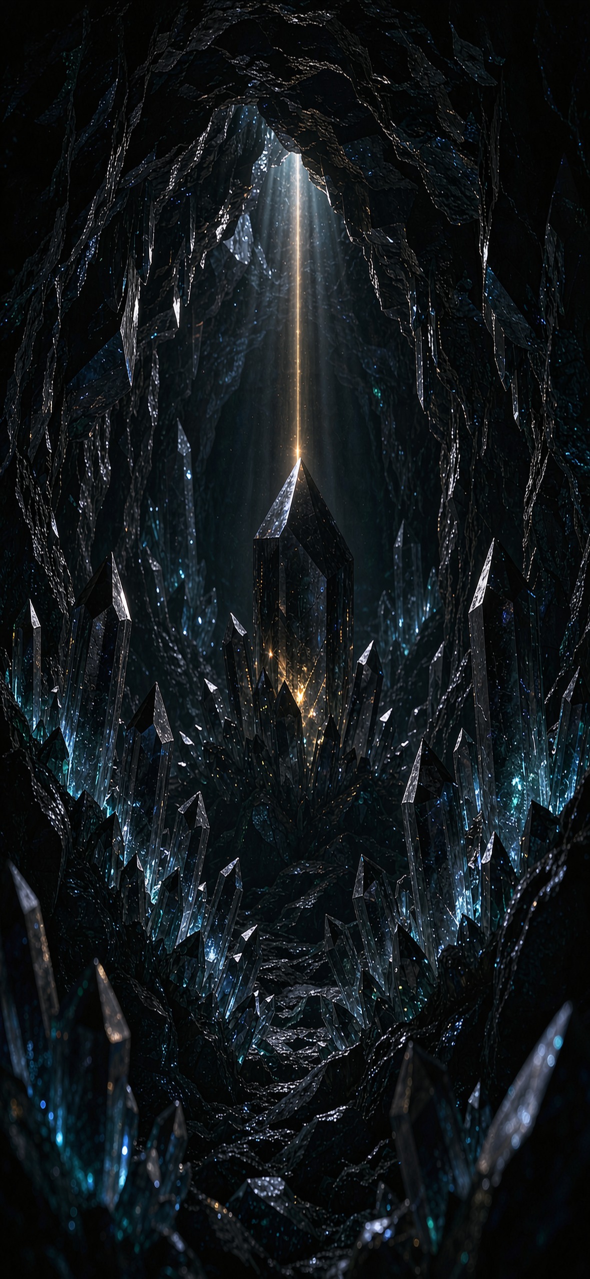 幽晶洞窟 · 1179×2556 暗黑壁纸