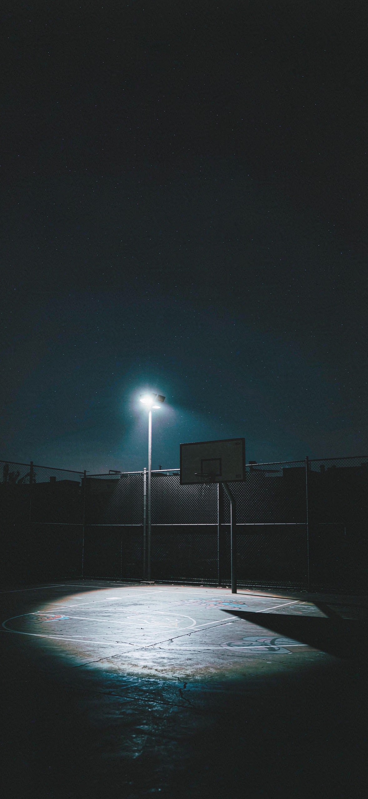 深夜孤灯 · 1179×2556 暗黑壁纸